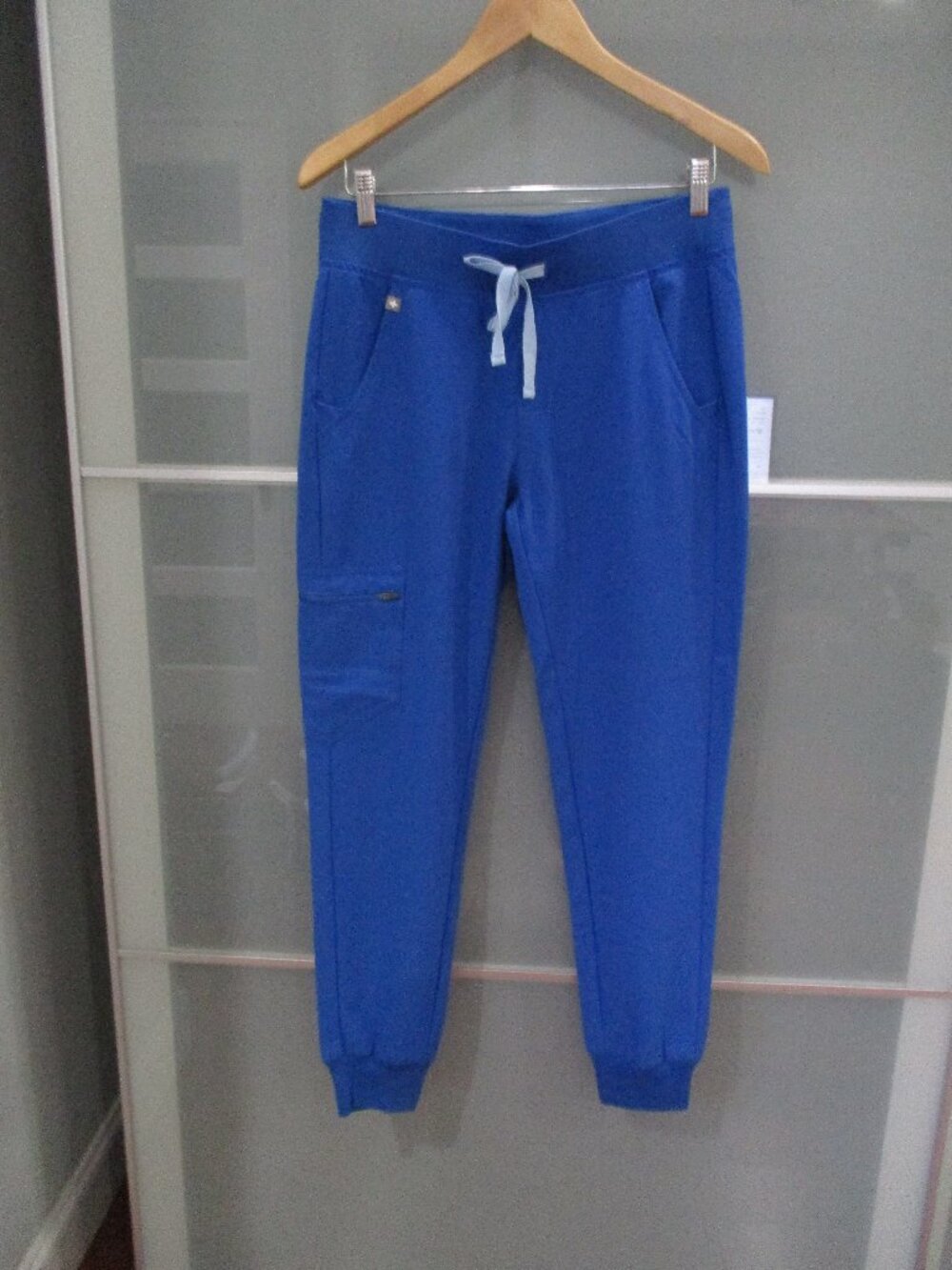 Figs Technical Collection Jogger Style Blue Scrub Pants - Picture 1 of 6